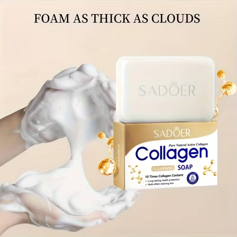 Sadoer Collagen Soap 10x Times Collagen Content 100g