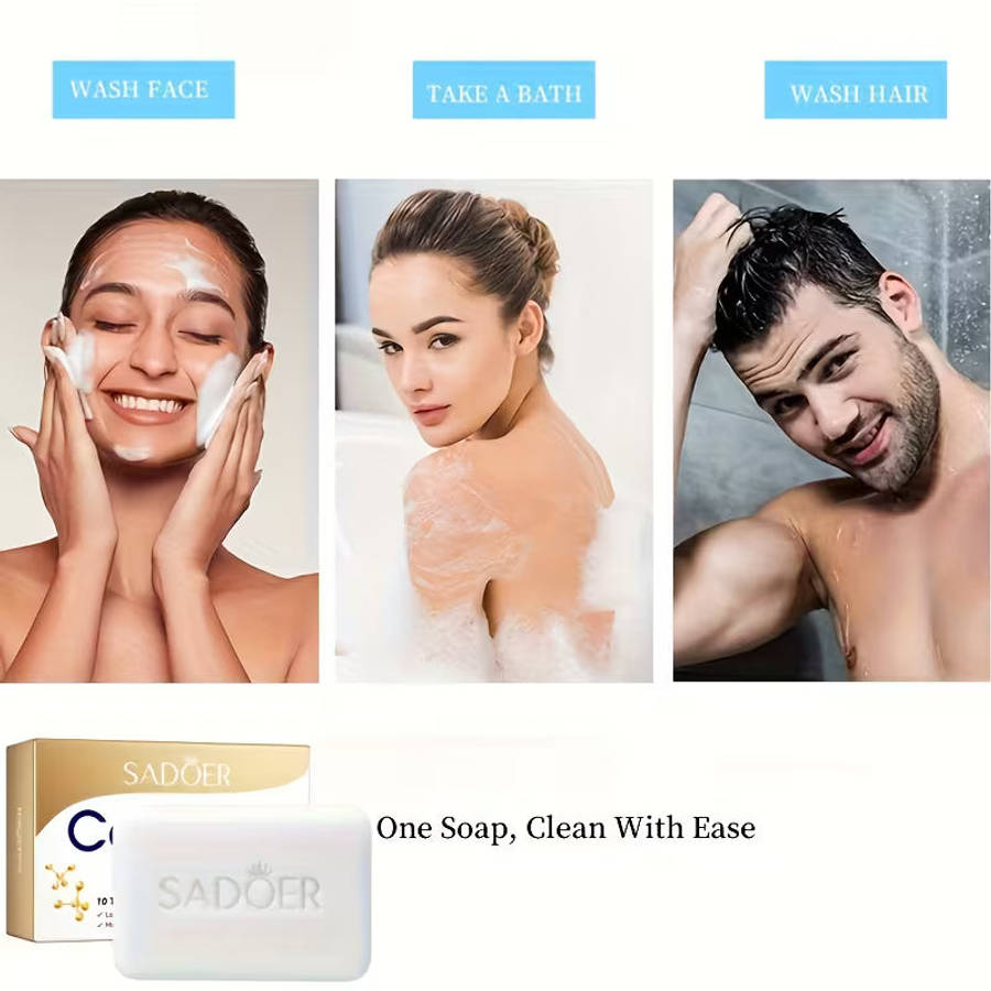 Sadoer Collagen Soap 10x Times Collagen Content 100g
