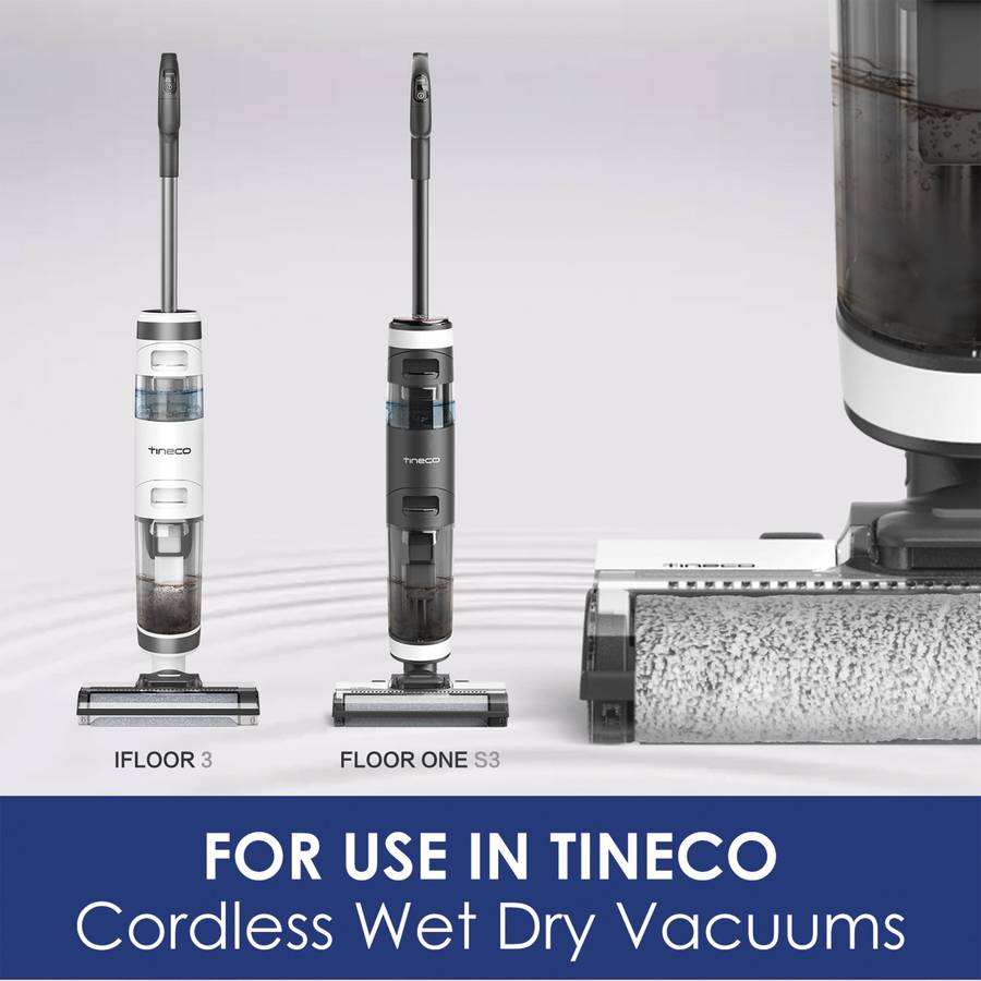 Tineco iFLOOR 3/Breeze/FLOOR ONE S3 Breeze Replacement 2xHEPA Filter Assembly, 2xBrush Roller