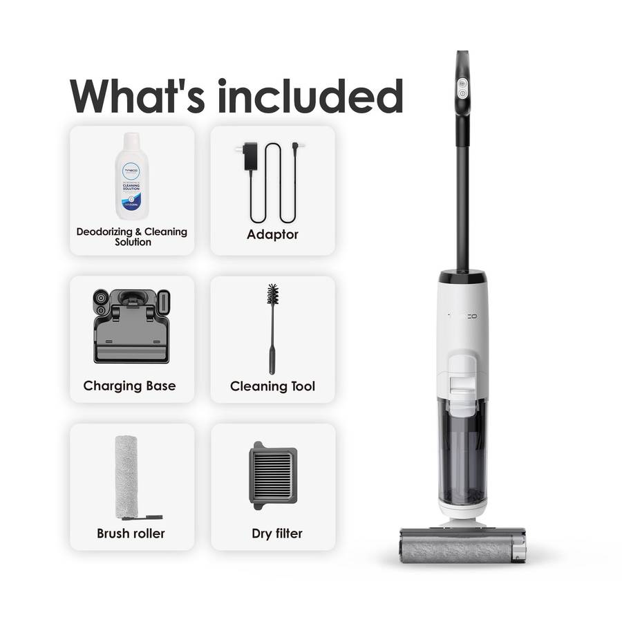 iFLOOR 5 - 35min, Wet Dry Vacuum Cordless Floor Washer & Mop Stick