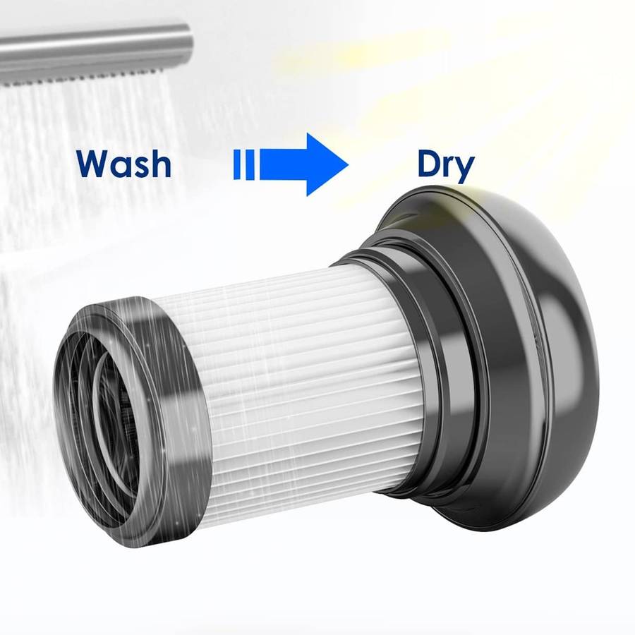 PURE ONE S15 HEPA Filter & Cover Assembly  Attaches Magnetically