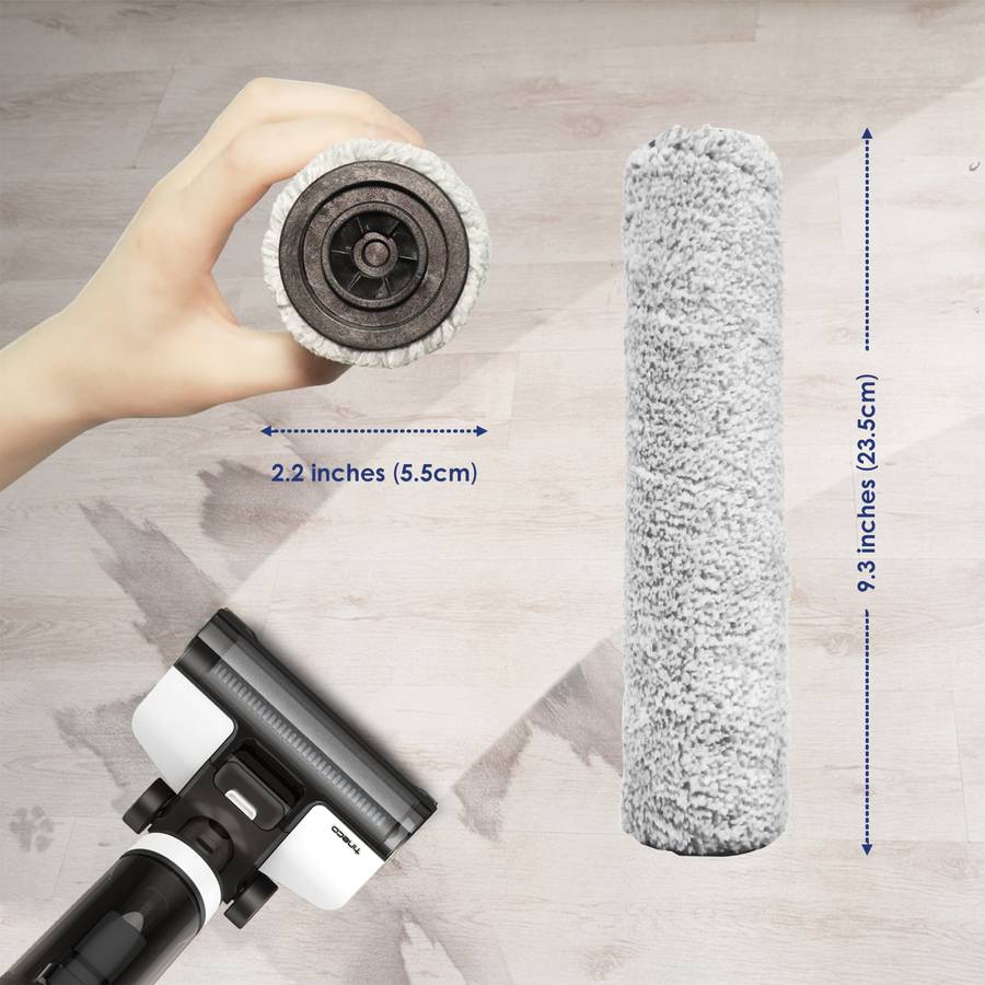 Tineco iFLOOR 3/Breeze/FLOOR ONE S3 Breeze Replacement 2xHEPA Filter Assembly, 2xBrush Roller