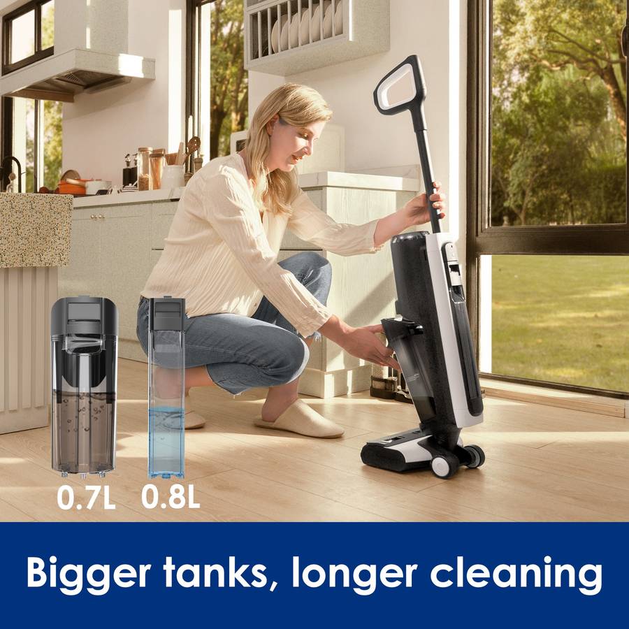 FLOOR ONE S5  35min, Smart Wet Dry Cordless Vacuum Floor Washer & Mop Stick