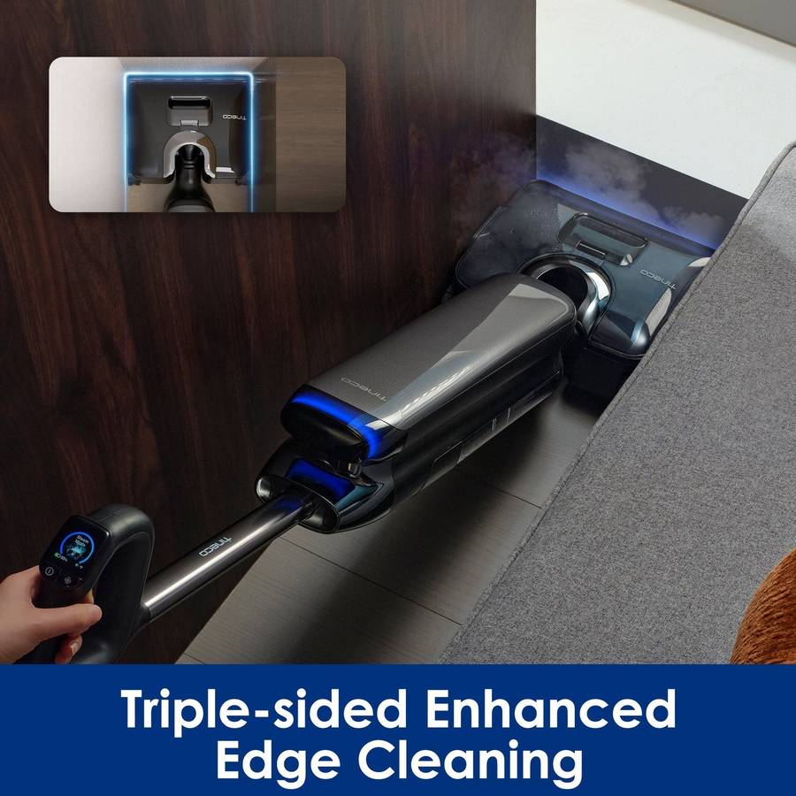FLOOR ONE S9 Artist Steam - 75min, Smart 180° Lay Flat Wet Dry Cordless Vacuum Floor Washer & Mo...