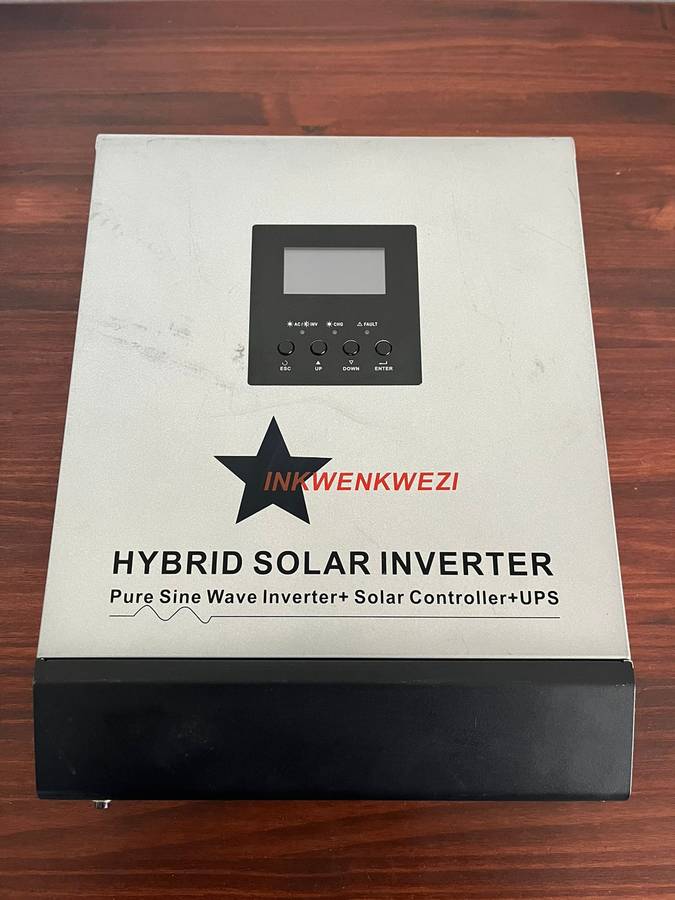 Inkwekwezi hybrid solar 3kva inverter