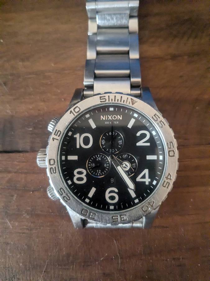 Nixon 51-30 Chrono Men's Analog Watch - Black: A Bold Timepiece