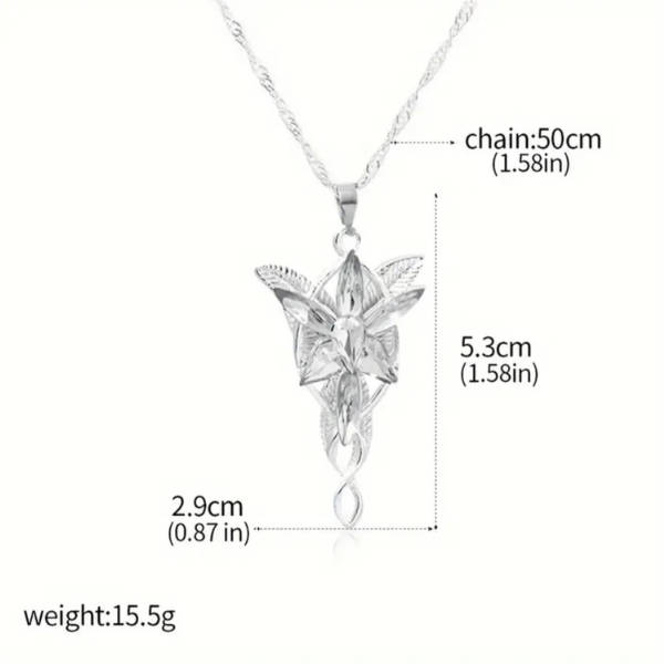 Arwens Evenstar: The Elven Light Necklace