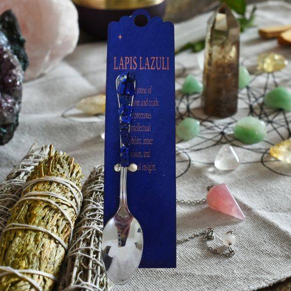 Celestial Altar Spoon with Lapis Lazuli