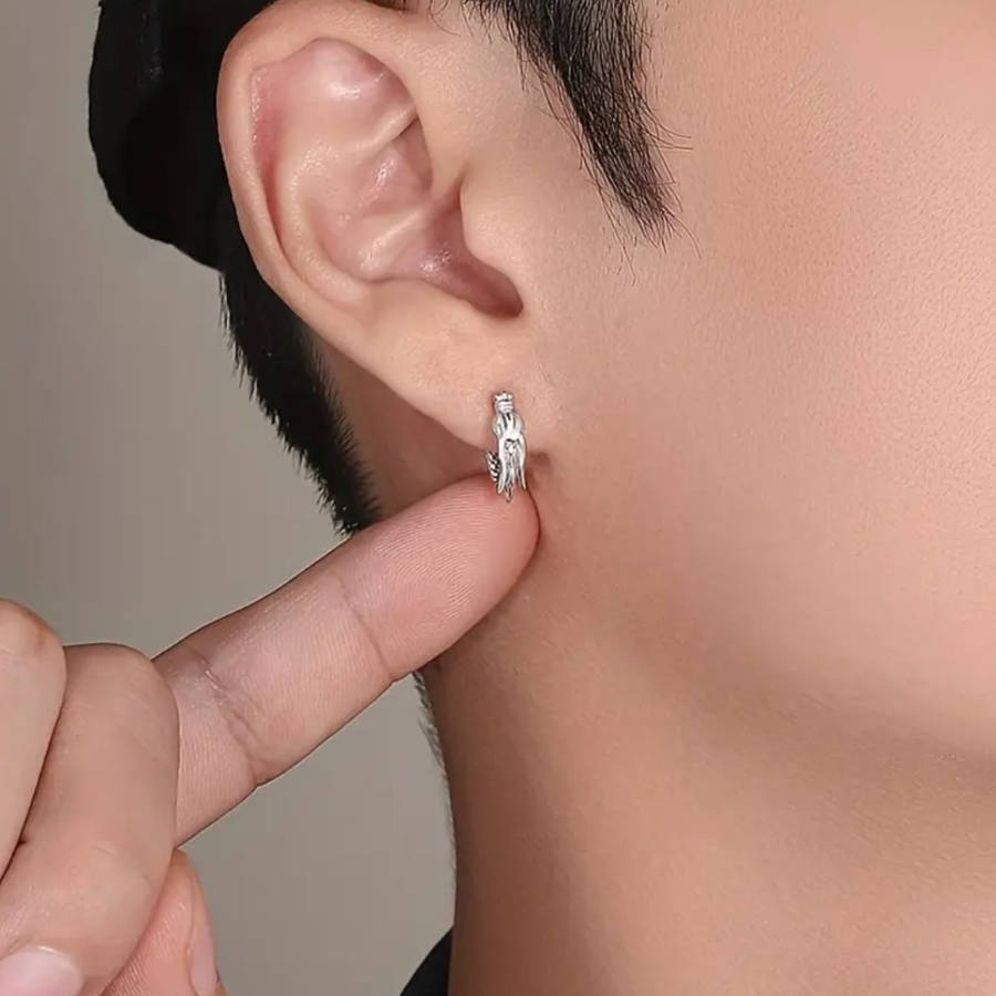 Dragons Embrace Hoop Earrings