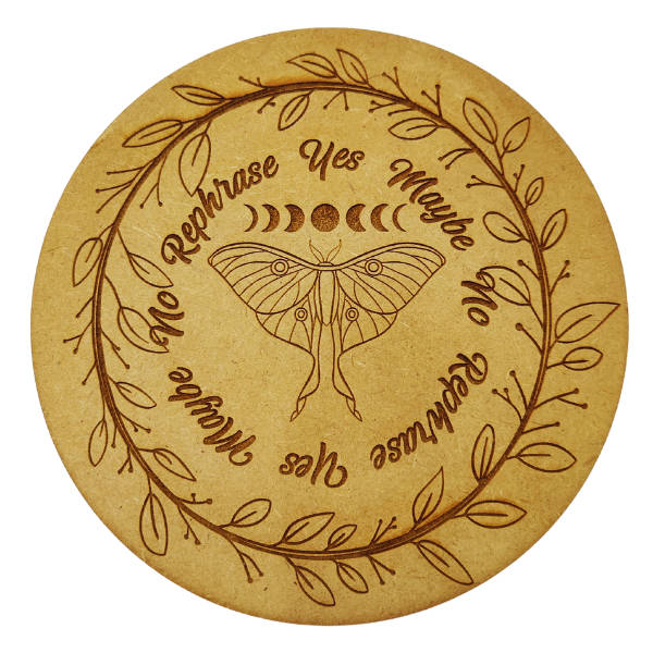 Moth & Moon Phases Pendulum Board