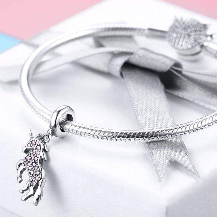 Unicorn DIY Beaded Ladies Bracelet Necklace Accessories S925 Sterling Silver Pendant Beads, Style...