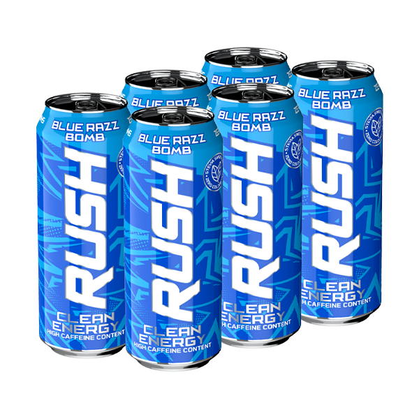 Rush Energy Drink Blue Razz