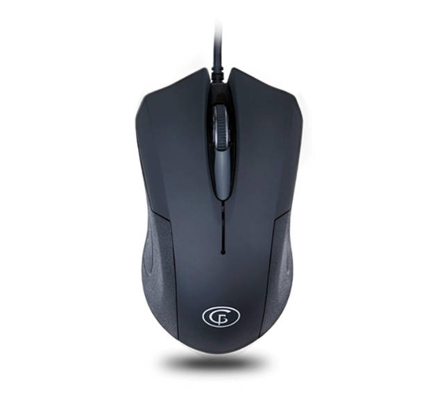 GoFreetech Wired 1000DPI Mouse  Black