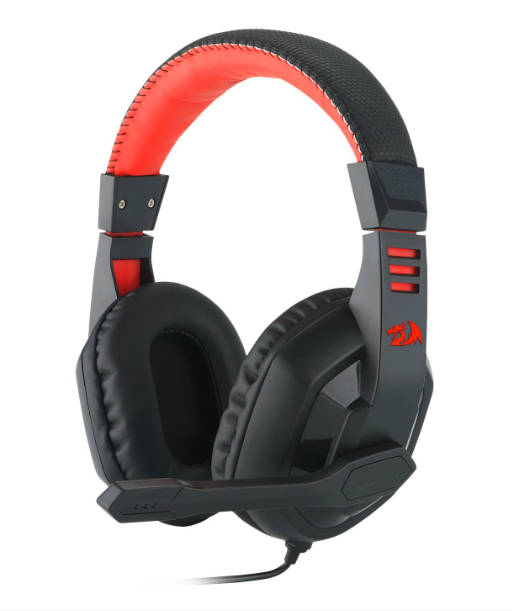Redragon Over Ear ARES Aux Gaming Headset  Black