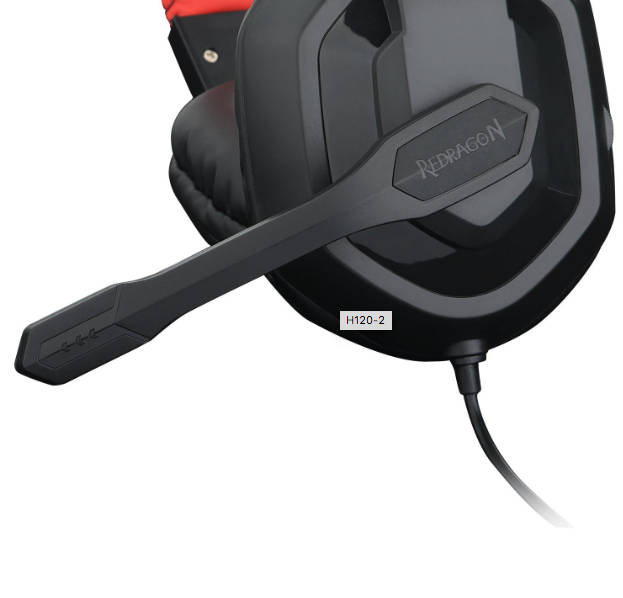 Redragon Over Ear ARES Aux Gaming Headset  Black
