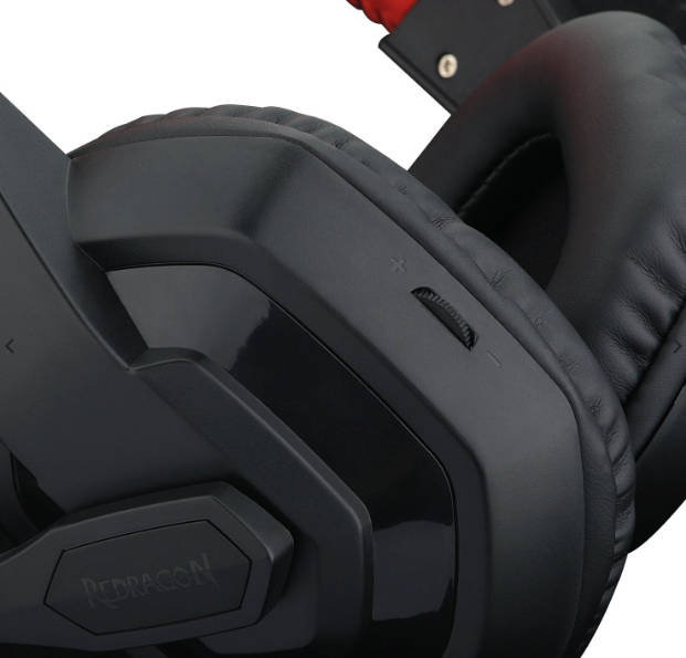Redragon Over Ear ARES Aux Gaming Headset  Black