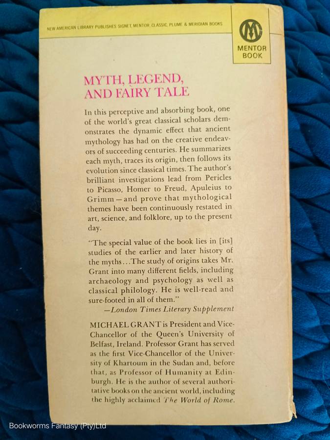 Myths of the Greeks and Romans by Michael Grant