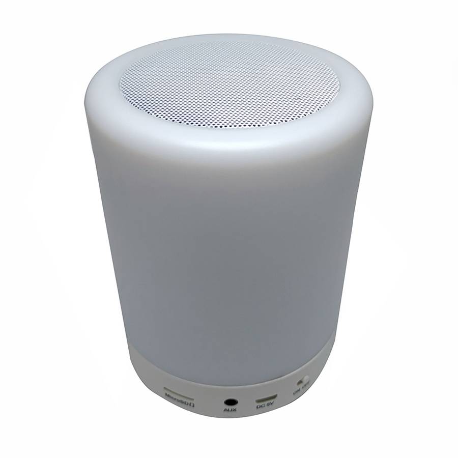 Portable Outdoor Wireless Speaker Touch Lamp Speaker - White