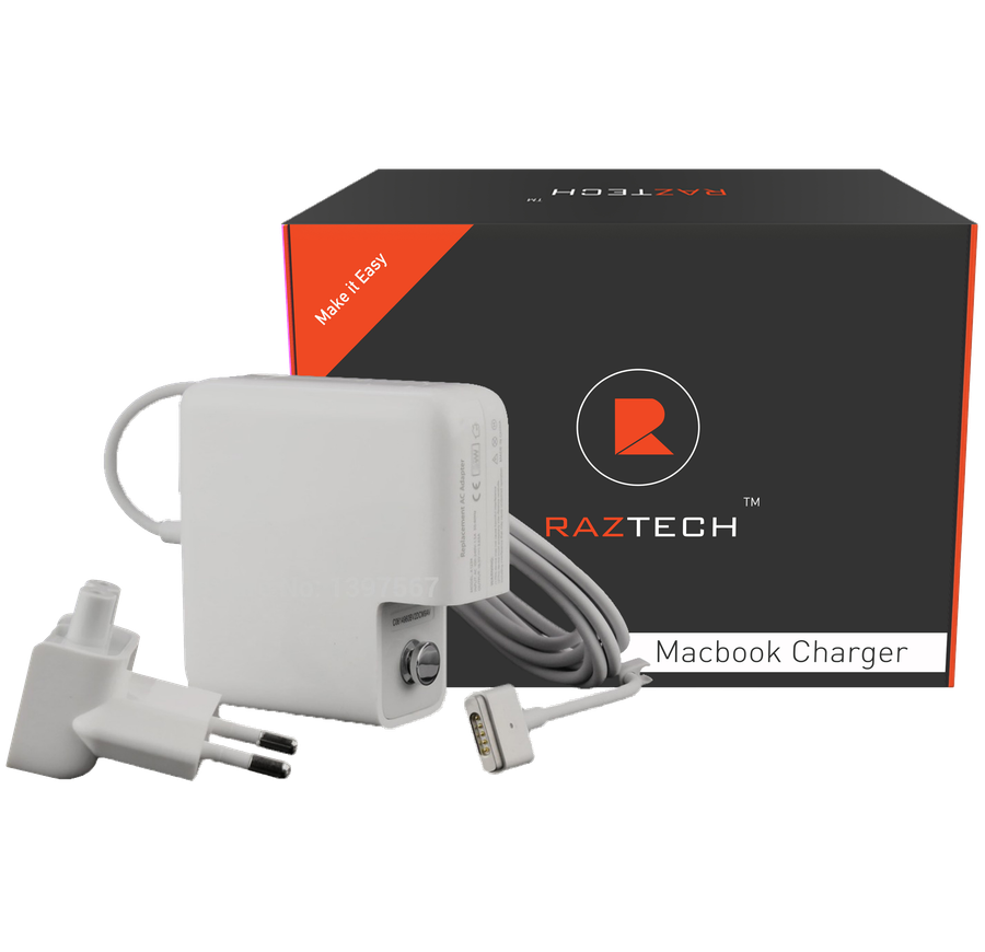 Macbook Charger 85w MagSafe 2 T-Shape by Raz Tech