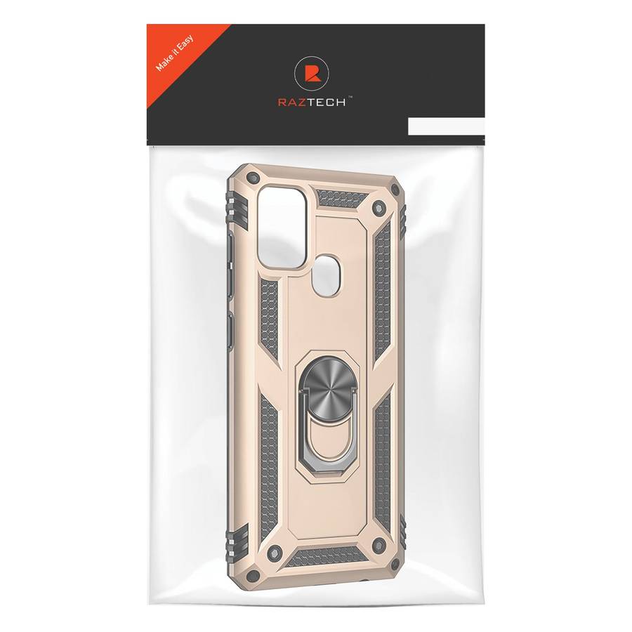 Shockproof Armor Stand Case Samsung Galaxy A21s (SM-A217F) - Black