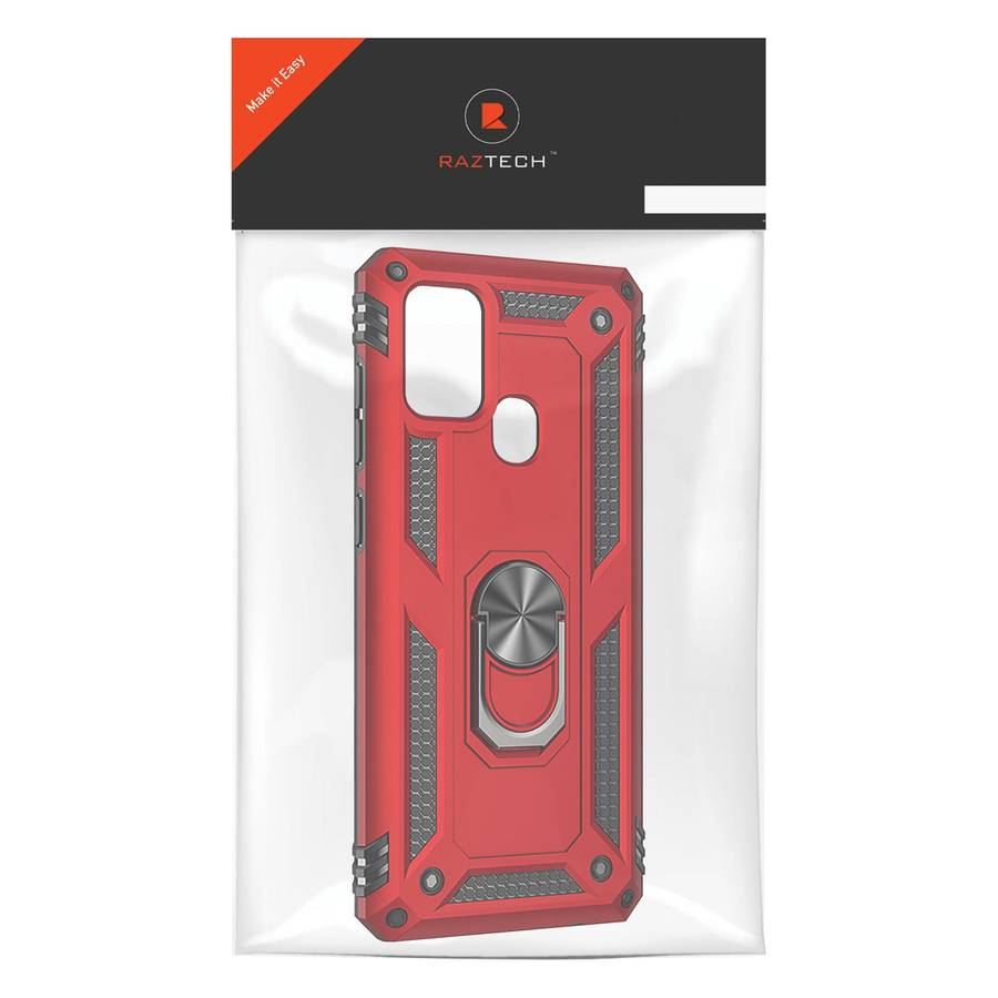 Shockproof Armor Stand Case Samsung Galaxy A21s (SM-A217F) - Black