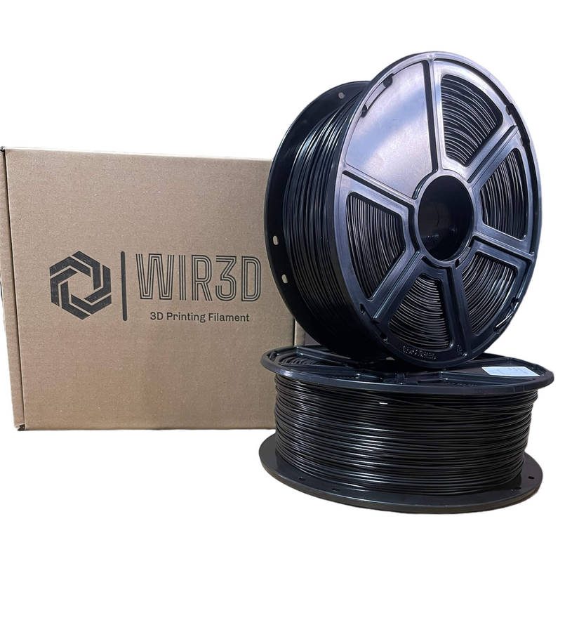 Wir3d PLA 1.75mm Filament  Black 500gram
