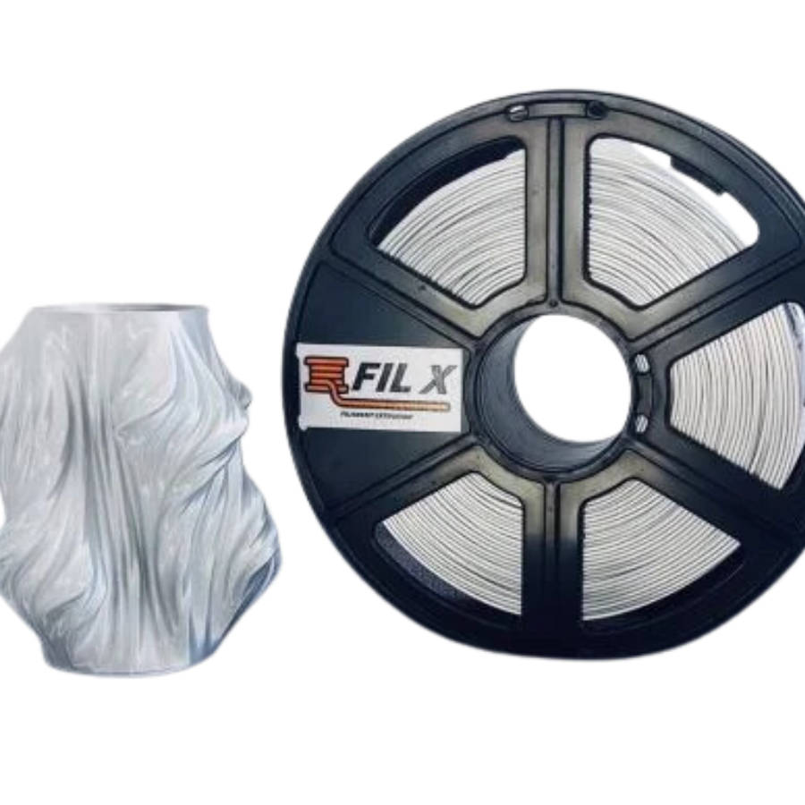 FIL X PLA Silk Silver 1.75mm 800gram