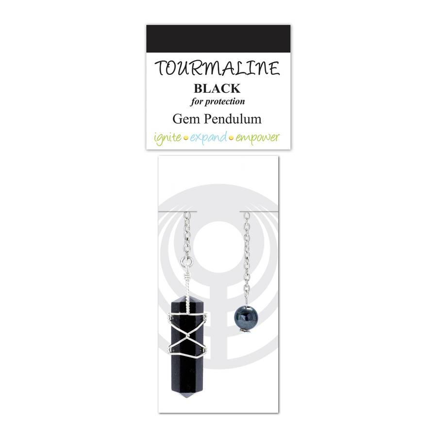 Pendulum - Black Tourmaline Crystal