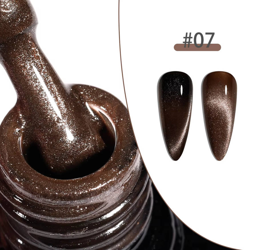 Russet Flame Espresso Magnetic Cat Eye Gel