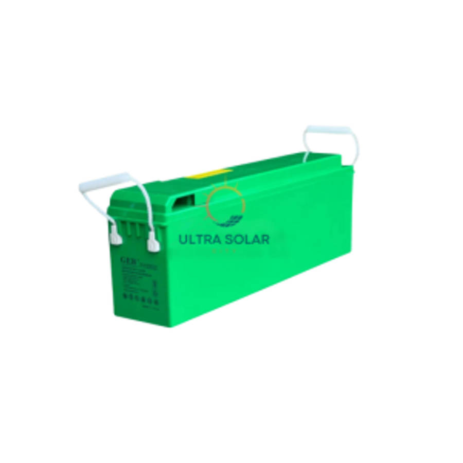 GEB deep cycle 12v 100ah gel slimline battery