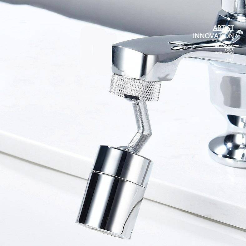 Universal Faucet Splash Guard Faucet Extender Connector, Specification: Inner Teeth+Outer Teeth U...