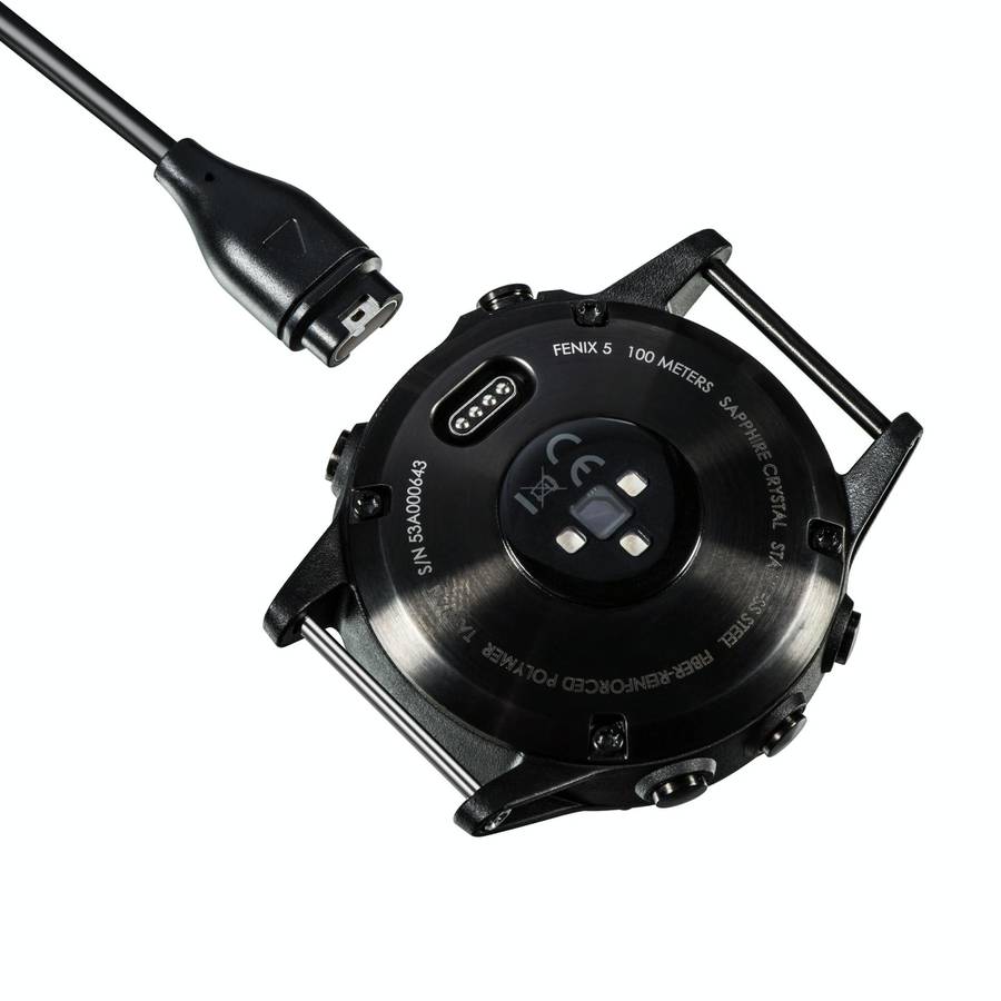 For Garmin Venu 2 Plus Charger with Data Transmission Function(Black)