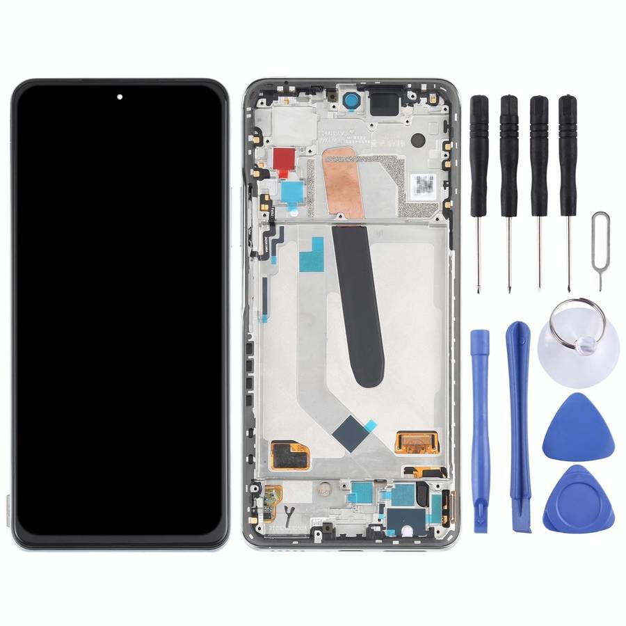 AMOLED Material Original LCD Screen and Digitizer Full Assembly With Frame for Xiaomi Redmi K40 /...