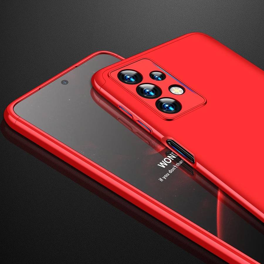 For Samsung Galaxy A23 GKK Three Stage Splicing Full Coverage PC Phone Case(Red)