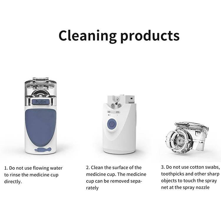 Portable Ultrasonic Nebulizer Mini Handheld Inhaler Respirator Health Care Home Machine Atomizer ...