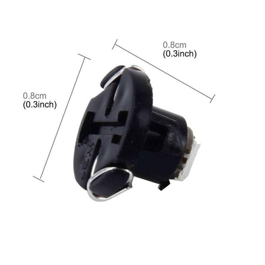10 PCS 0.5W T4.2 Wedge Instrument Panel LED Light Dashboard Gauge Cluster Indicator Lamp Bulb(Whi...