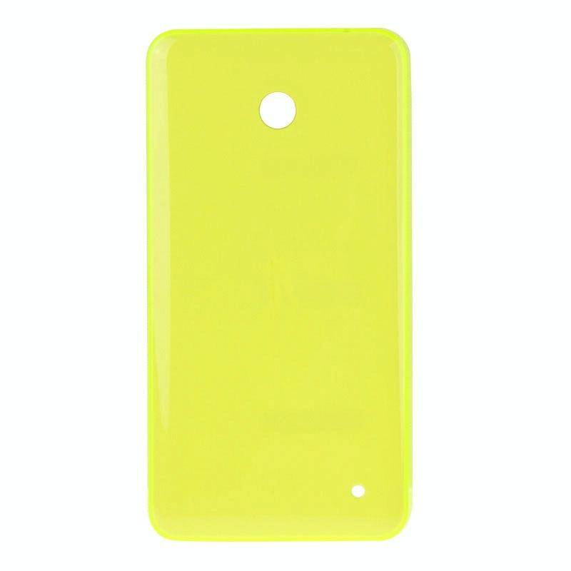 Housing Battery Back Cover + Side Button for Nokia Lumia 635(Yellow)