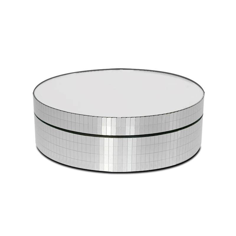 12cm 360 Degree Rotating Turntable Mirror Electric Display Stand Video Shooting Props Turntable, ...