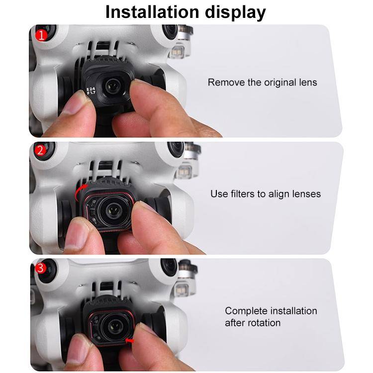 For DJI Mini 4 Pro STARTRC Drone Lens Filter, Lens:CPL UV ND8/16/32/64