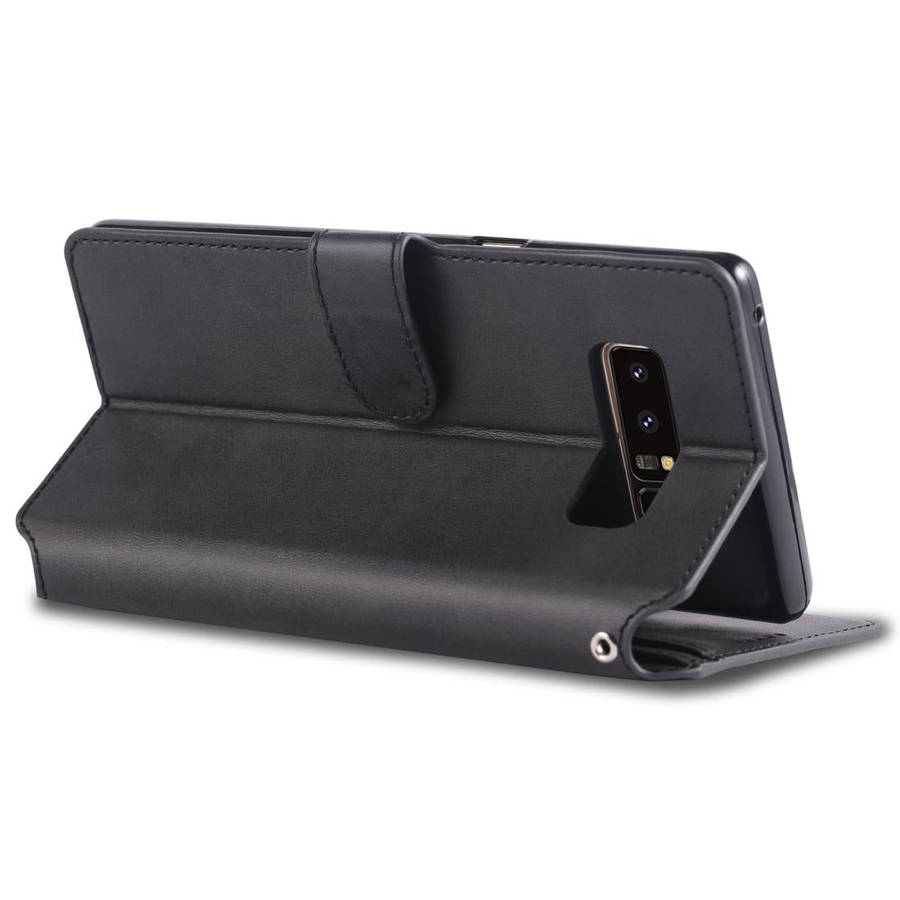 For Galaxy Note 8 AZNS Calf Texture Magnetic Horizontal Flip PU Leather Case with Holder & Card S...