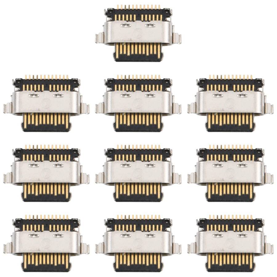 For Motorola Moto G60 / G60s 10pcs Charging Port Connector