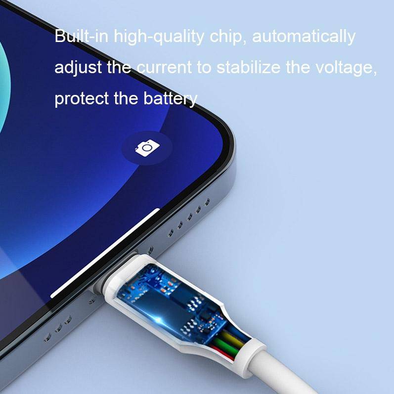 ROMOSS CB251V 3.5A USB To 8 Pin+Type-C+Micro USB 3 In 1 Charging Cable, Length: 0.6m