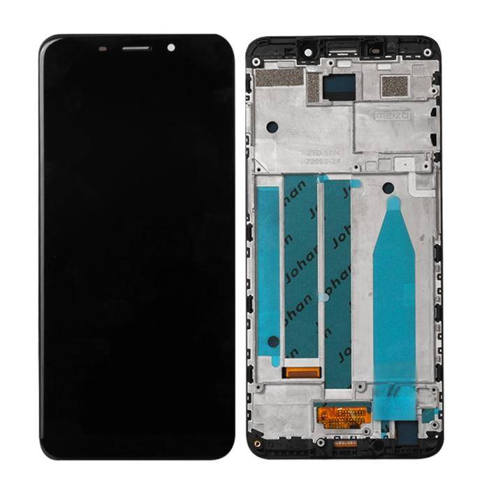TFT LCD Screen for Meizu M6s M712H M712Q Digitizer Full Assembly with Frame(Black)