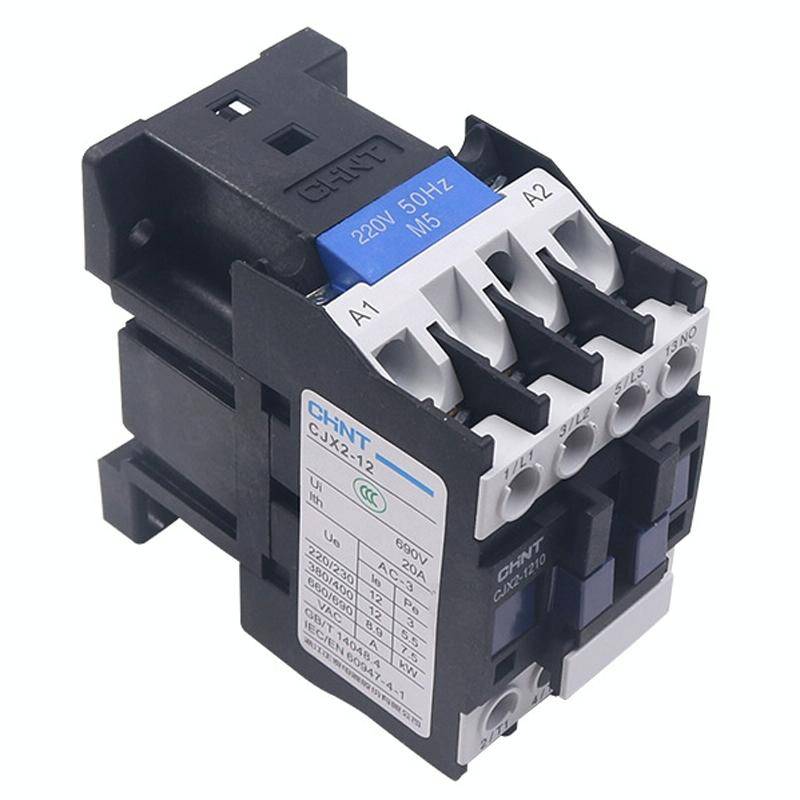 CHNT CJX2-2510 25A 220V Silver Alloy Contacts Multi-Purpose Single-Phase AC Contactor