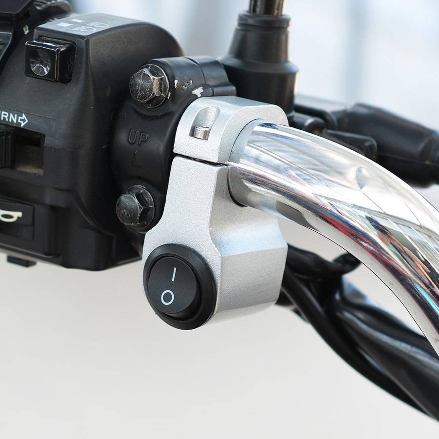 Motorcycle Headlight Auxiliary Light Aluminum Alloy Switches with Lock