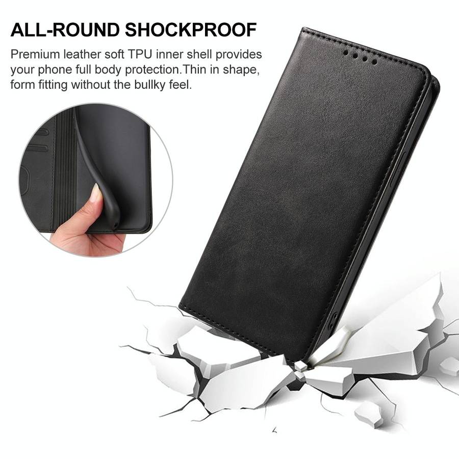 For Huawei Y9 2019 Magnetic Closure Leather Phone Case(Black)