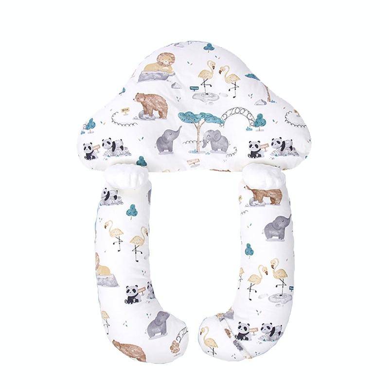 Multifunctional Baby Shaped Pillow Baby Soothing Sleep Corrective Pillow, Spec: Soothing Bear