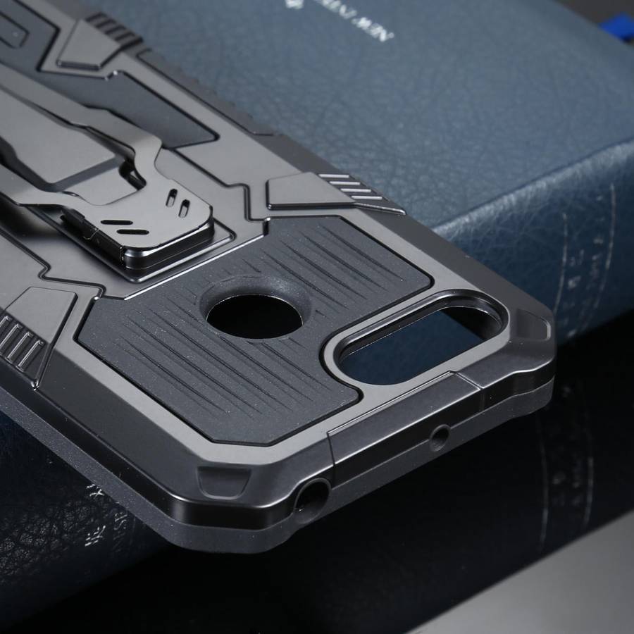 For Xiaomi Redmi 6 Armor Warrior Shockproof PC + TPU Protective Case(Black)