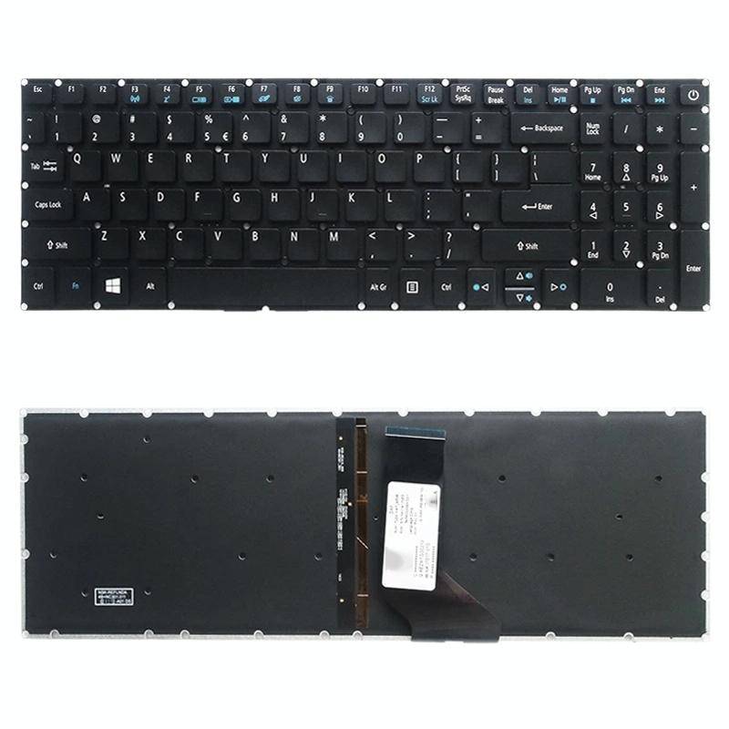 US Version Keyboard with Keyboard Backlight for Acer Aspire E5-532 E5-522 E5-573 E5-574 E5-722 E5...