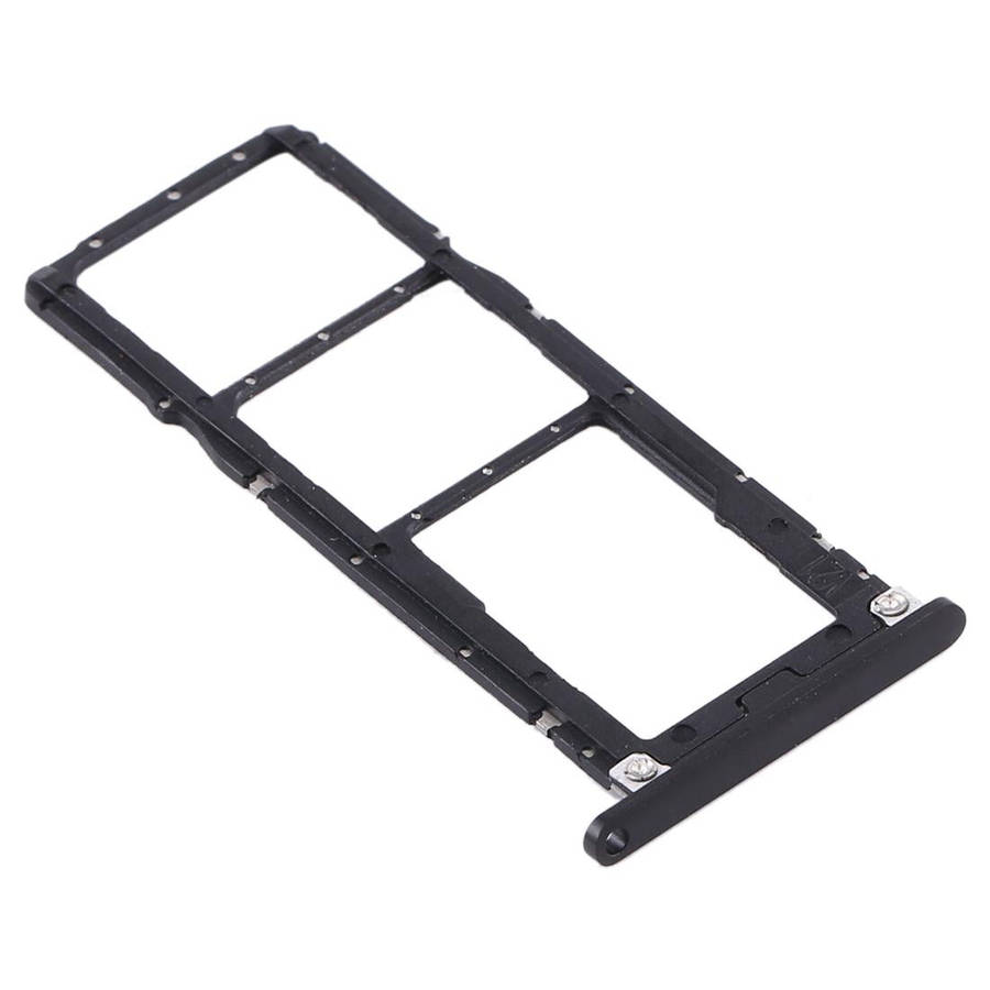 SIM Card Tray + SIM Card Tray + Micro SD Card Tray for Huawei Enjoy Max (Black)